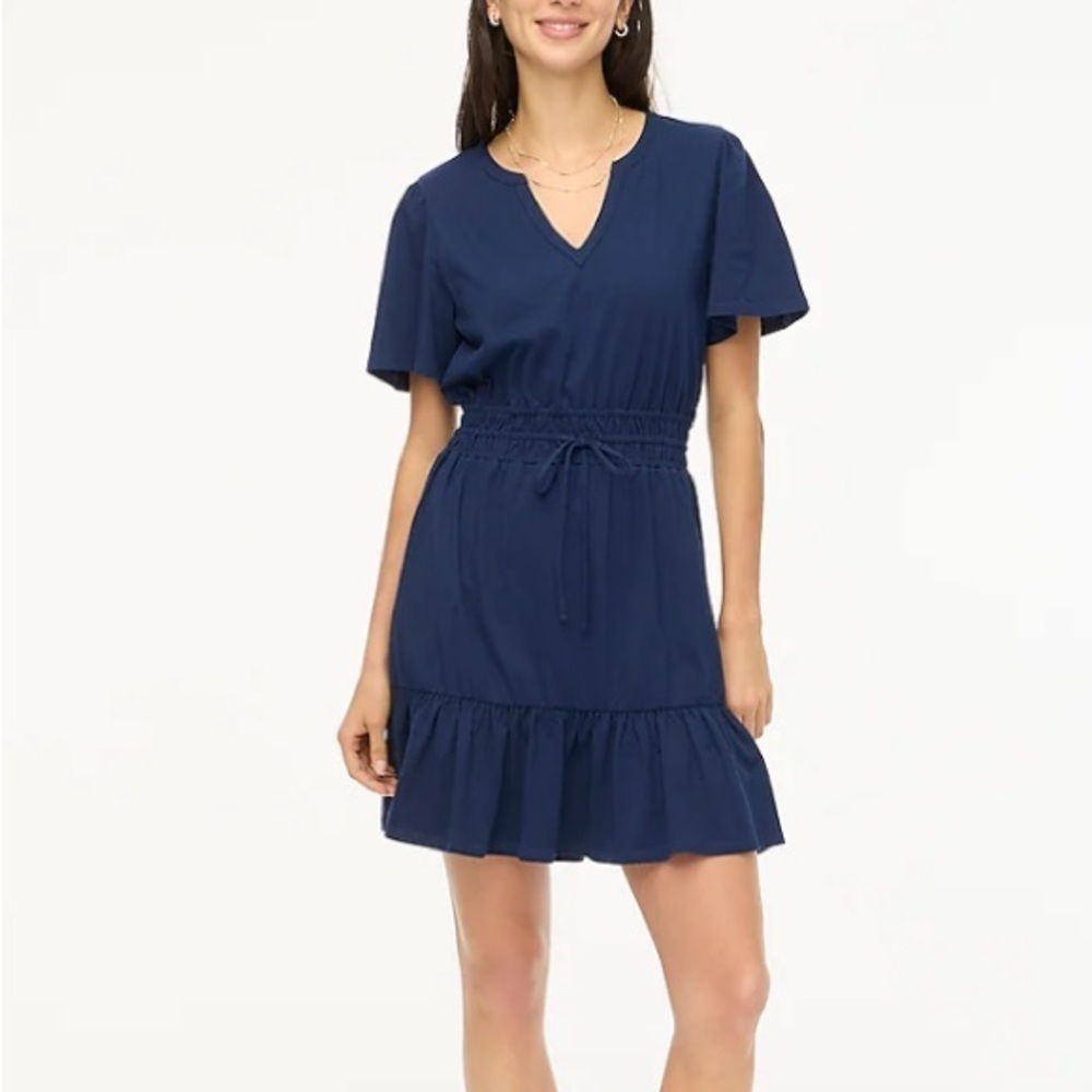 J crew Knit tie-waist mini dress